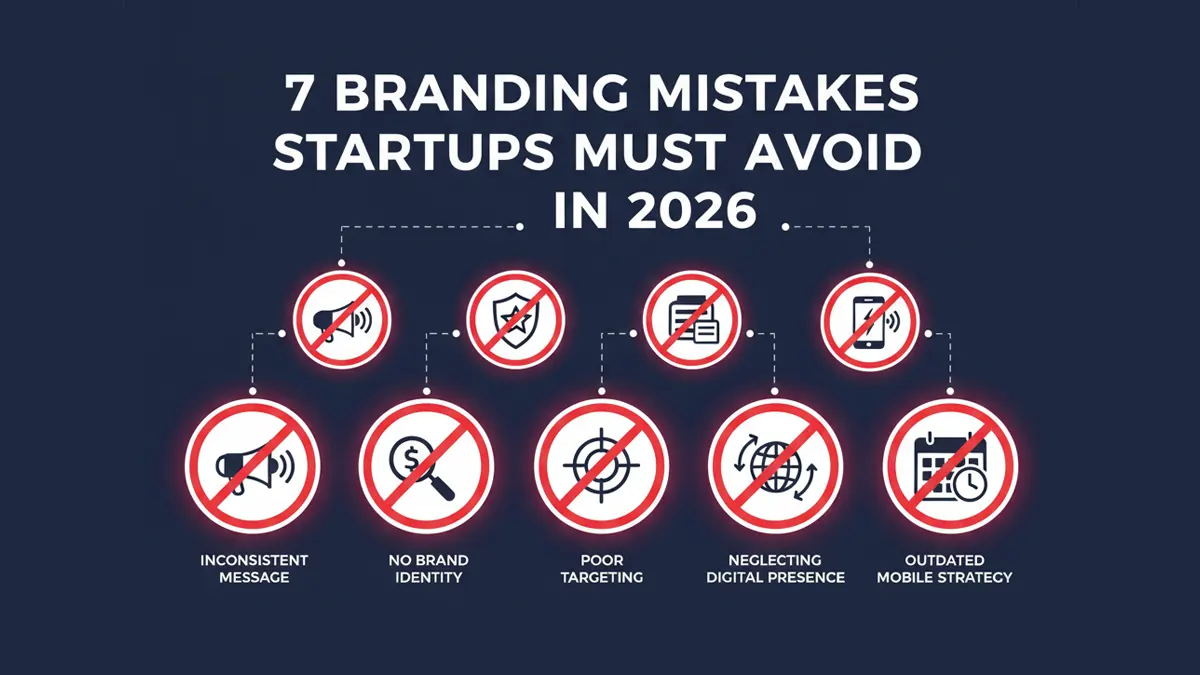 7 Branding Mistakes Startups Must Avoid in 2026